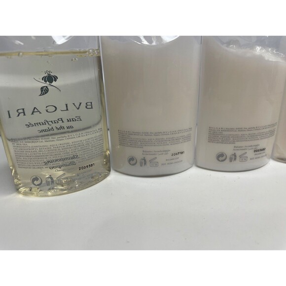 BVLGARI au thé Blanc (White Tea) Shampoo 2 conditioners 2 body lotion 2.5 Fl oz - Picture 7 of 9